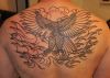 eagle back tattoos design